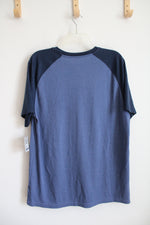 NEW George Two-Toned Blue Shirt | L