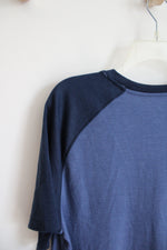 NEW George Two-Toned Blue Shirt | L