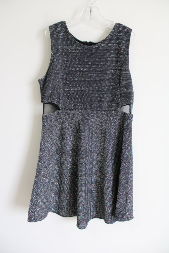 Children's Place Black Shimmer Dress | 10/12