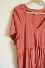Old Navy Tiered Dusty Rose Dress | XL