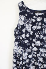Perceptions Blue White Floral Lace Dress | 18