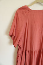 Old Navy Tiered Dusty Rose Dress | XL