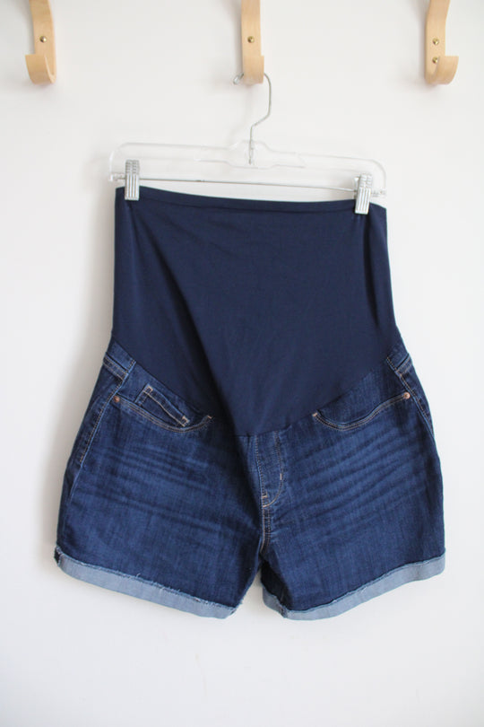 Levi's Maternity Full Panel Jean Shorts | M