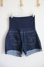 Levi's Maternity Full Panel Jean Shorts | M
