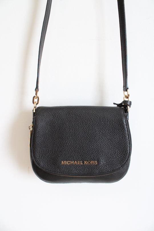 Michael Kors Bedford Black Leather Crossbody Bag