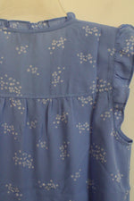 NEW LOFT Blue Floral Tank Blouse | XS Petite