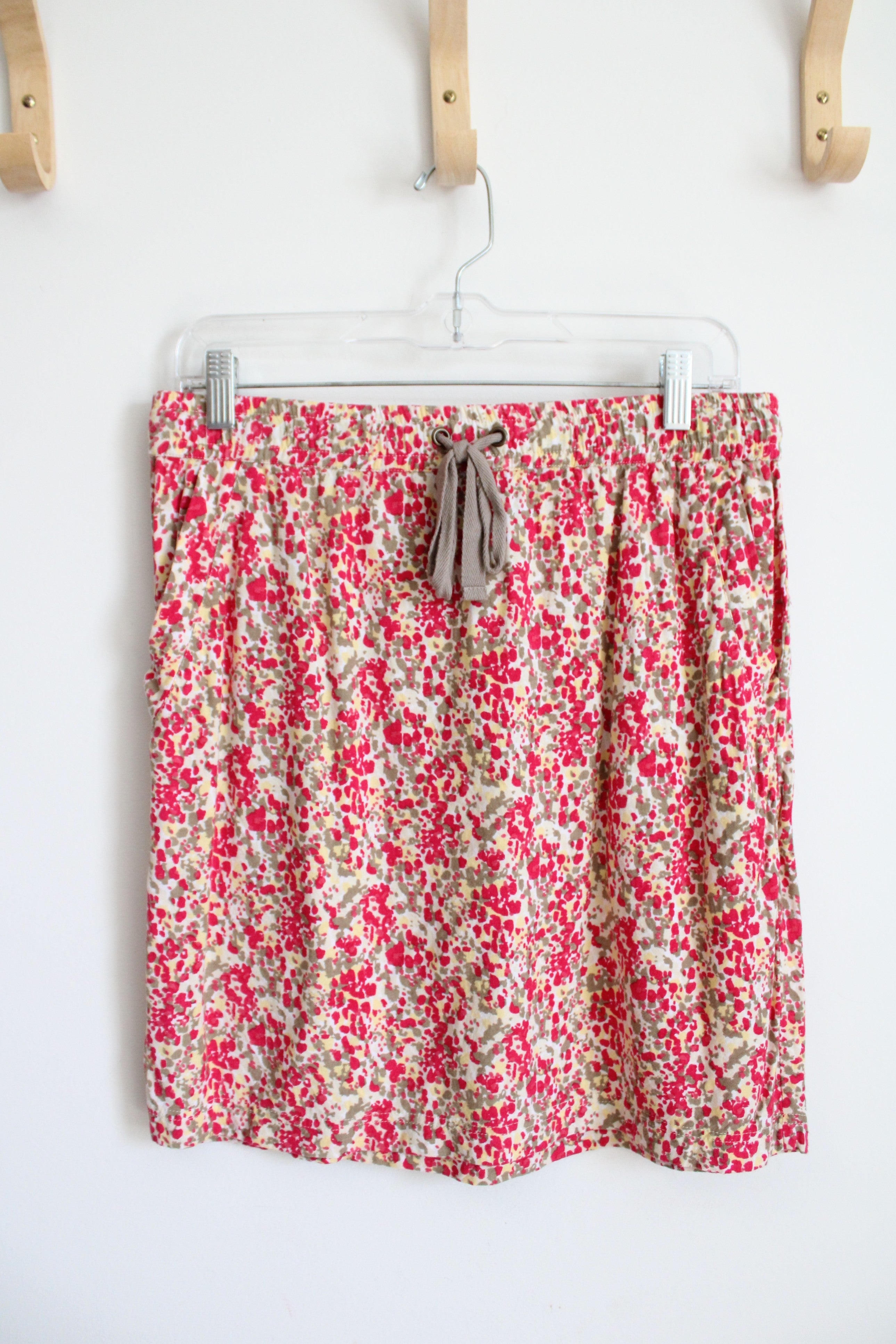 Architect Pink Yellow & Brown Patterned Skirt | S