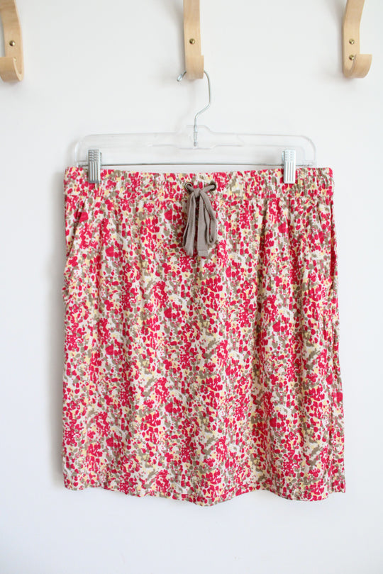 Architect Pink Yellow & Brown Patterned Skirt | S