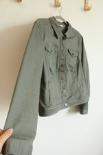 Westport Olive Green Denim Jacket | XL