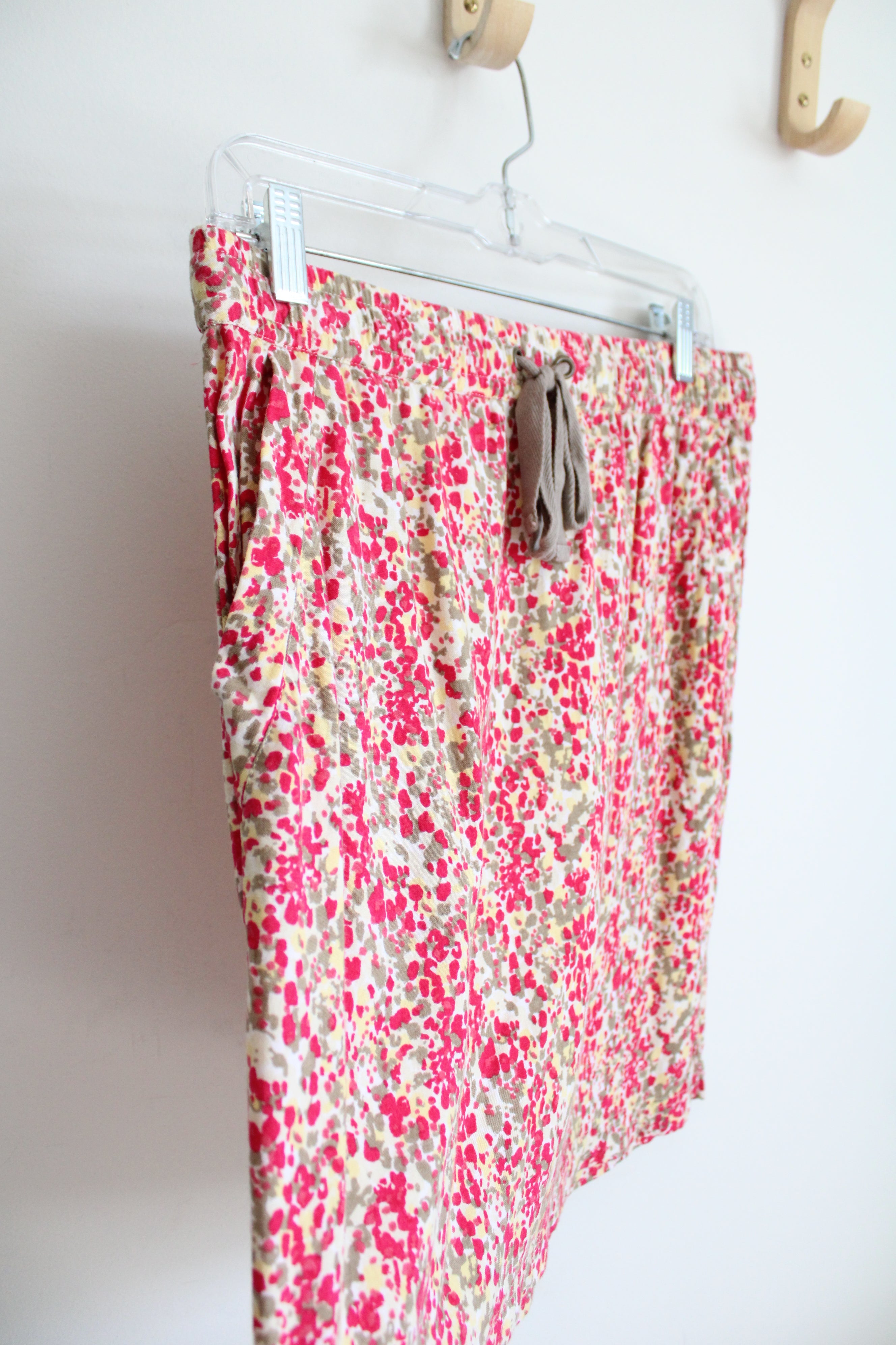 Architect Pink Yellow & Brown Patterned Skirt | S