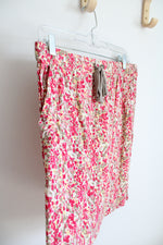 Architect Pink Yellow & Brown Patterned Skirt | S