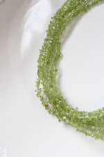 Silpada Peridot Beaded Sterling Silver Clasp Layered Necklace