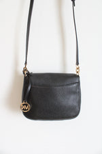 Michael Kors Bedford Black Leather Crossbody Bag