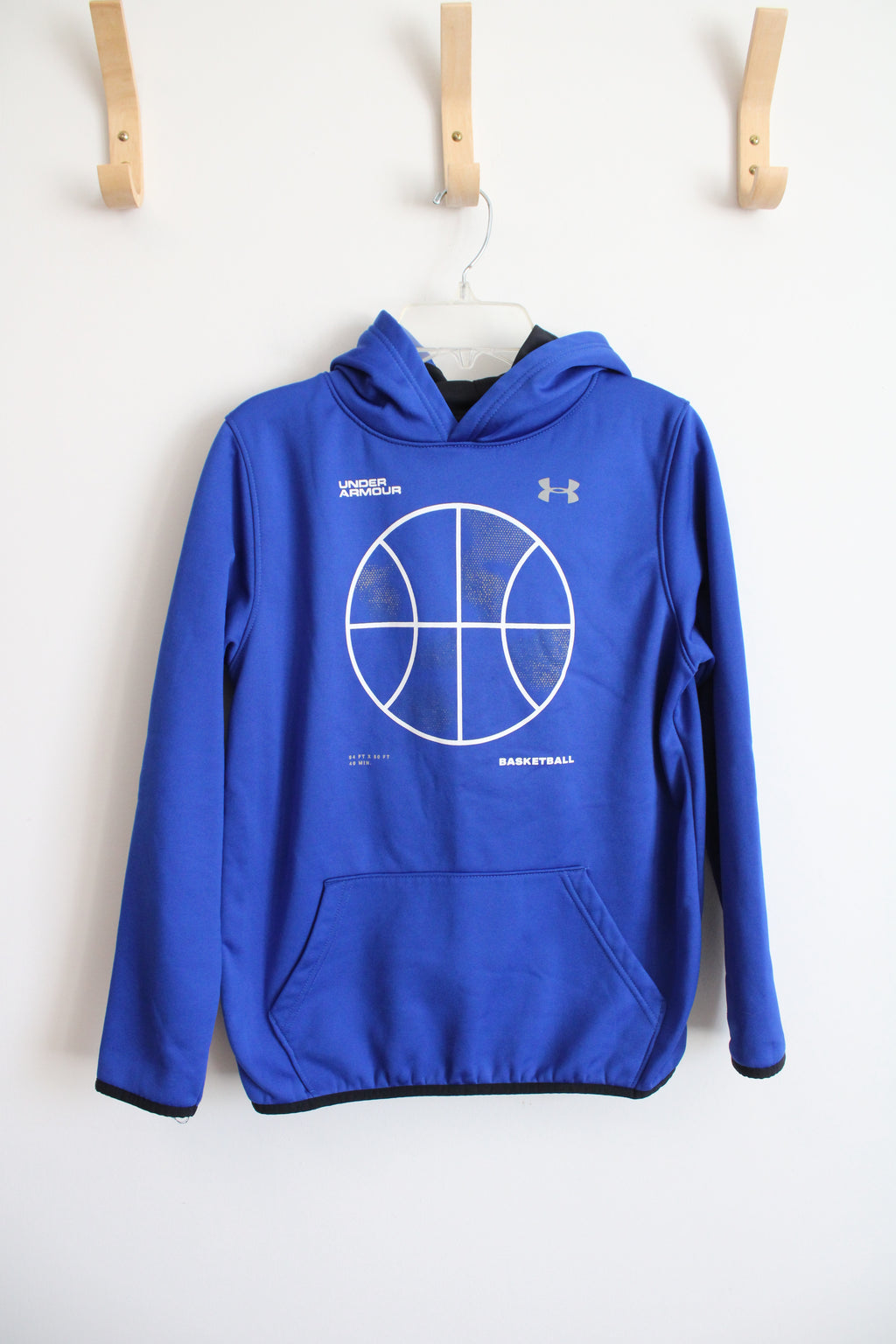Under Armour Blue Basketball Hoodie | Youth L