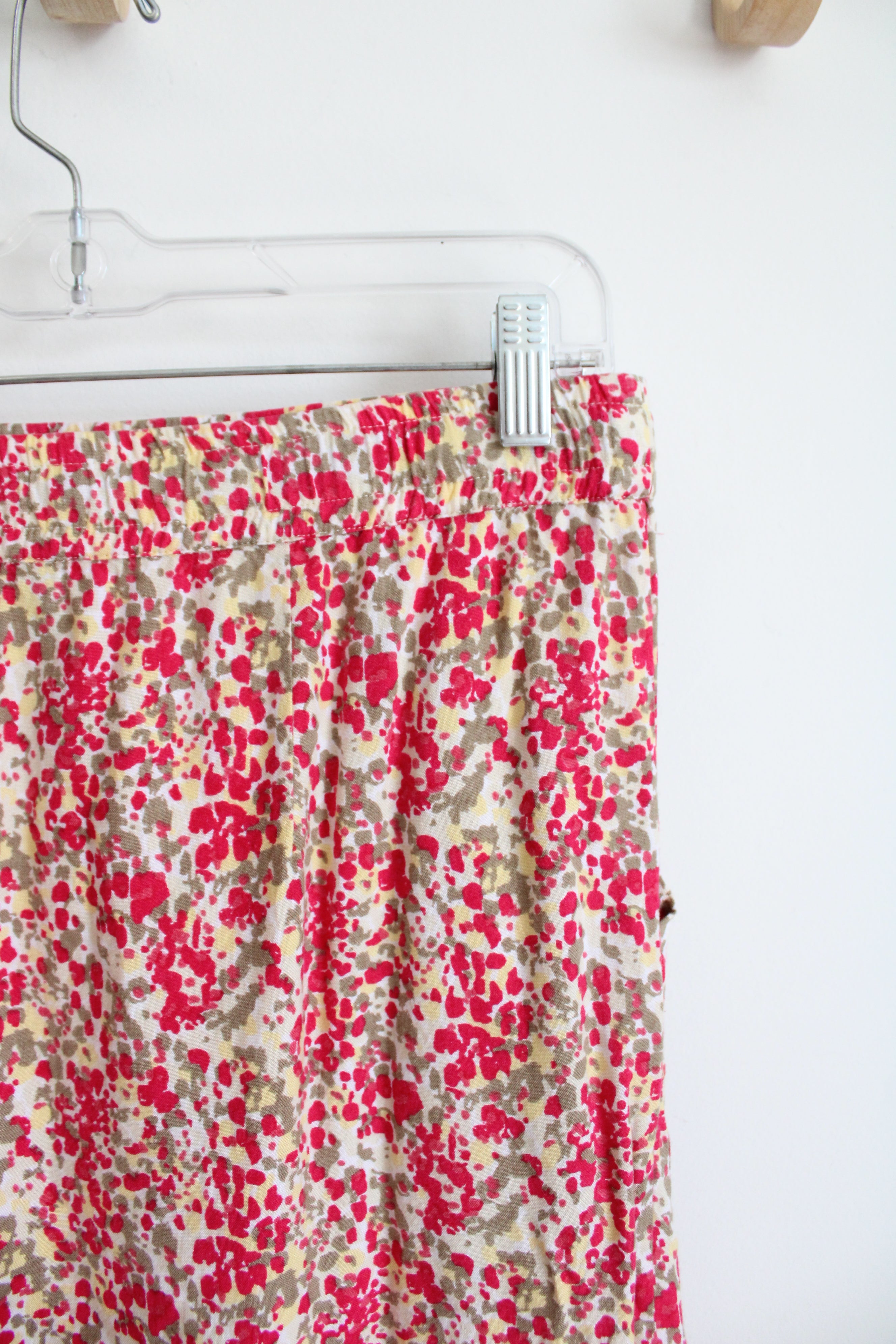 Architect Pink Yellow & Brown Patterned Skirt | S