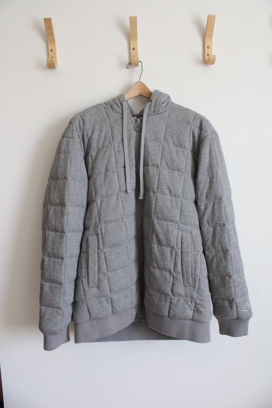 NWT Thera Gray Weighted Full Zip Jacket | M