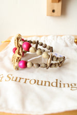 Soft Surroundings Vintage Seed Flower Cuff Bracelet