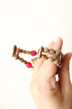 Soft Surroundings Vintage Seed Flower Cuff Bracelet