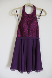 Abby Paris Purple Formal Plum Purple Dress | 4