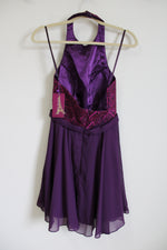 Abby Paris Purple Formal Plum Purple Dress | 4