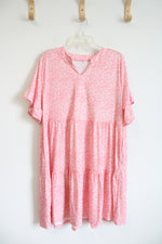 NEW Anrabess Pink & White Floral Dress | XXL