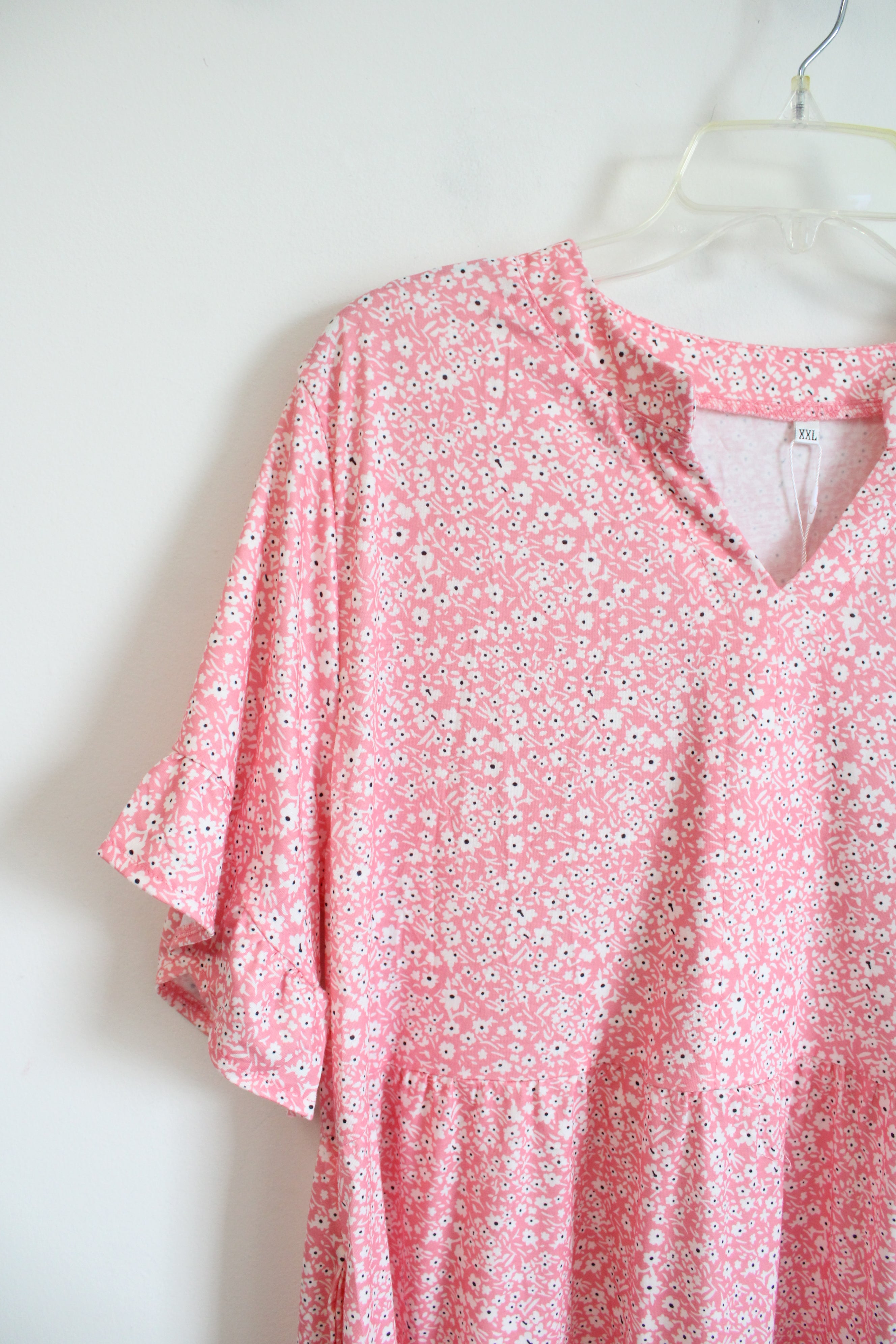NEW Anrabess Pink & White Floral Dress | XXL