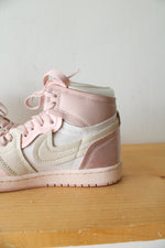 Nike Air Jordan 1 High Method Of Make Pink Oxford Shoes | Size 6