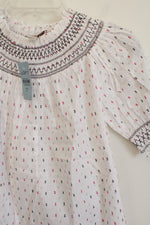 NEW Ann Taylor LOFT White Speckled Top | XXS