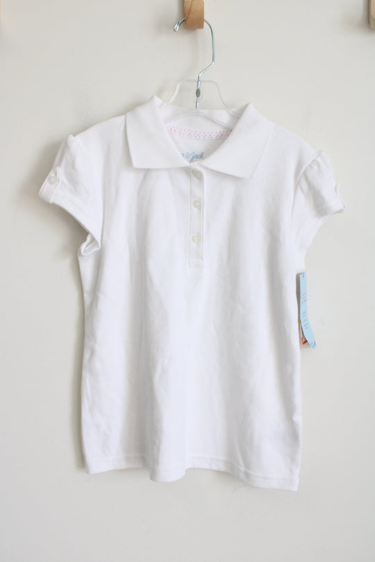 NEW Cat and Jack White Polo Shirt