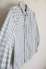 Abercrombie & Fitch Blue Plaid Button Up | S