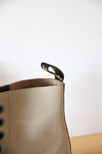 Dr. Martens 1460 Max Pale Olive Leather Platform Boots | Size 10