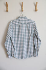Abercrombie & Fitch Blue Plaid Button Up | S
