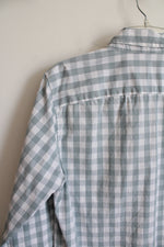 Abercrombie & Fitch Blue Plaid Button Up | S