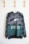 NFL Apparel Gray & Green Philadelphia Eagles Hoodie | Youth L (14/16)