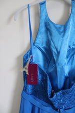 NEW Abby Paris Royal Blue Chiffon Dress | 12