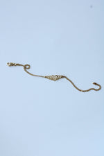 14K Yellow Gold Filigree Design Bracelet