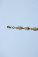 14K Yellow Gold Filigree Bracelet