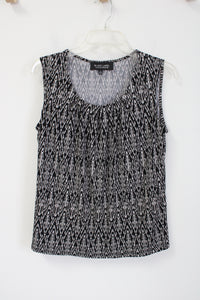 Evan-Picone Black Label Patterned Tank | M