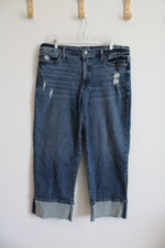 NWT Scoop Benton Straight Ankle Distressed Jeans | 16