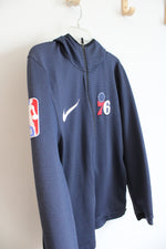 Nike Dri-Fit Navy Philadelphia 76ers Jacket | L