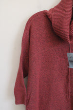 NEW LOFT Pink Knit Poncho Style Sweater | XXS Petite