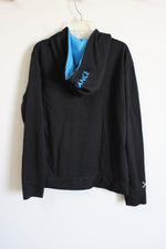 LUX Black Blue Zip Up Jacket | Youth XL (18/20)