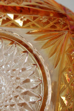 Vintage Imperial Glass Marigold Hobstar Bowl