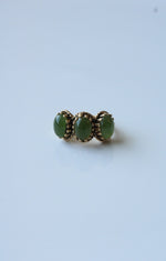 Jade Vintage 14K Yellow Gold Ring | Size 5