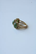 Jade Vintage 14K Yellow Gold Ring | Size 5