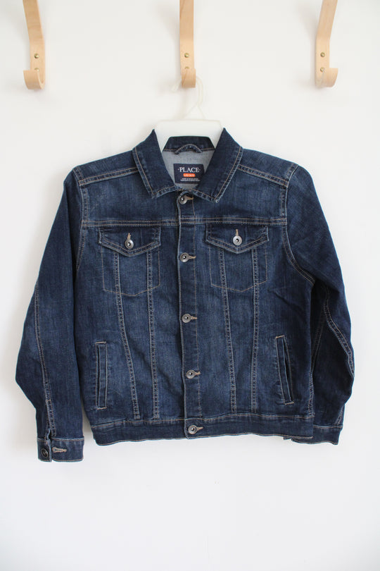 Children's Place Dark Wash Denim Jacket | Youth L (10/12)