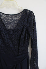 NWT Lauren Ralph Lauren Navy Evening Dress | 4