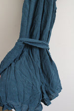 NEW LOFT Teal Swiss Dotted Romper | XXS Petite