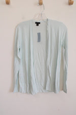 NEW Ann Taylor Lightweight Light Blue Open Cardigan | XXS Petite