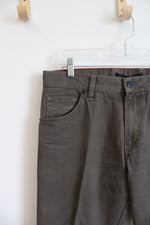 Alberto Modern Fit Vintage Twill Stone Brown Jeans | 33X32